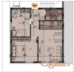 Dvoiposoban stan u izgradnji - Adice